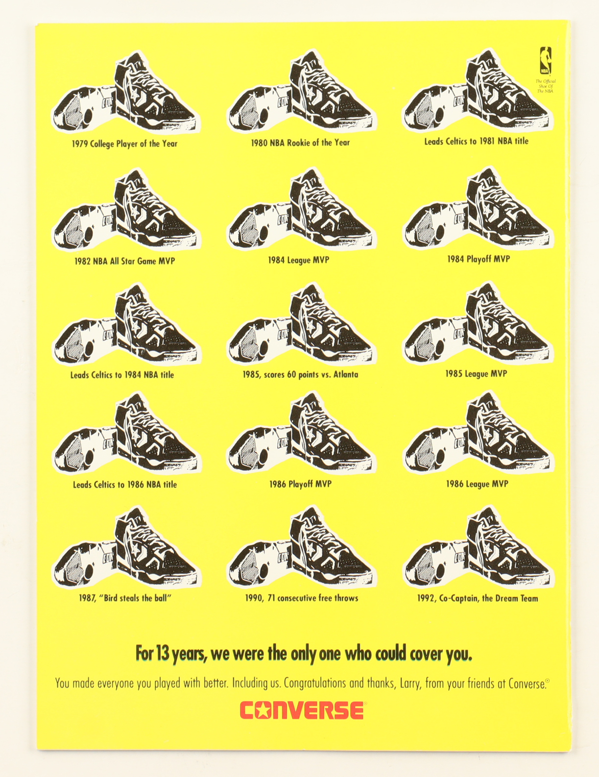 Larry Bird Signed "Bird: A Basketball Legend" Program (JSA) at PristineAuction.com Larry Bird Signed "Bird: A Basketball Legend" Program (JSA) at PristineAuction.com