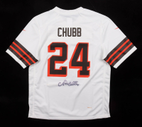 Nick Chubb Signed Browns Nike Authentic Jersey (Beckett) at PristineAuction.com