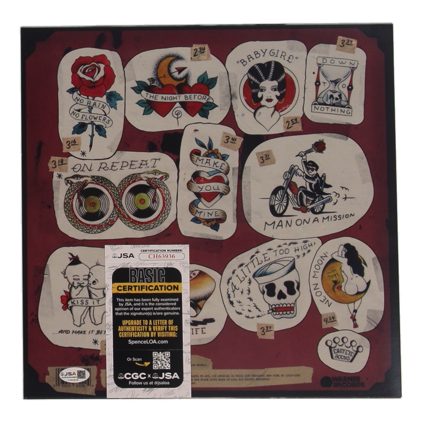 Dan Auerbach & Patrick Carney Signed "No Rain, No Flowers" Vinyl Record Album (JSA) at PristineAuction.com Dan Auerbach & Patrick Carney Signed "No Rain, No Flowers" Vinyl Record Album (JSA) at PristineAuction.com