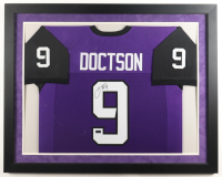 Josh Doctson Signed Custom Framed Jersey Display (SSM) at PristineAuction.com