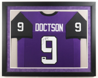 Josh Doctson Signed Custom Framed Jersey Display (SSM) at PristineAuction.com