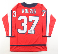 Olaf Kolzig Signed Jersey Inscribed "Olie The Goalie" & "2000 Vezina" (JSA) at PristineAuction.com