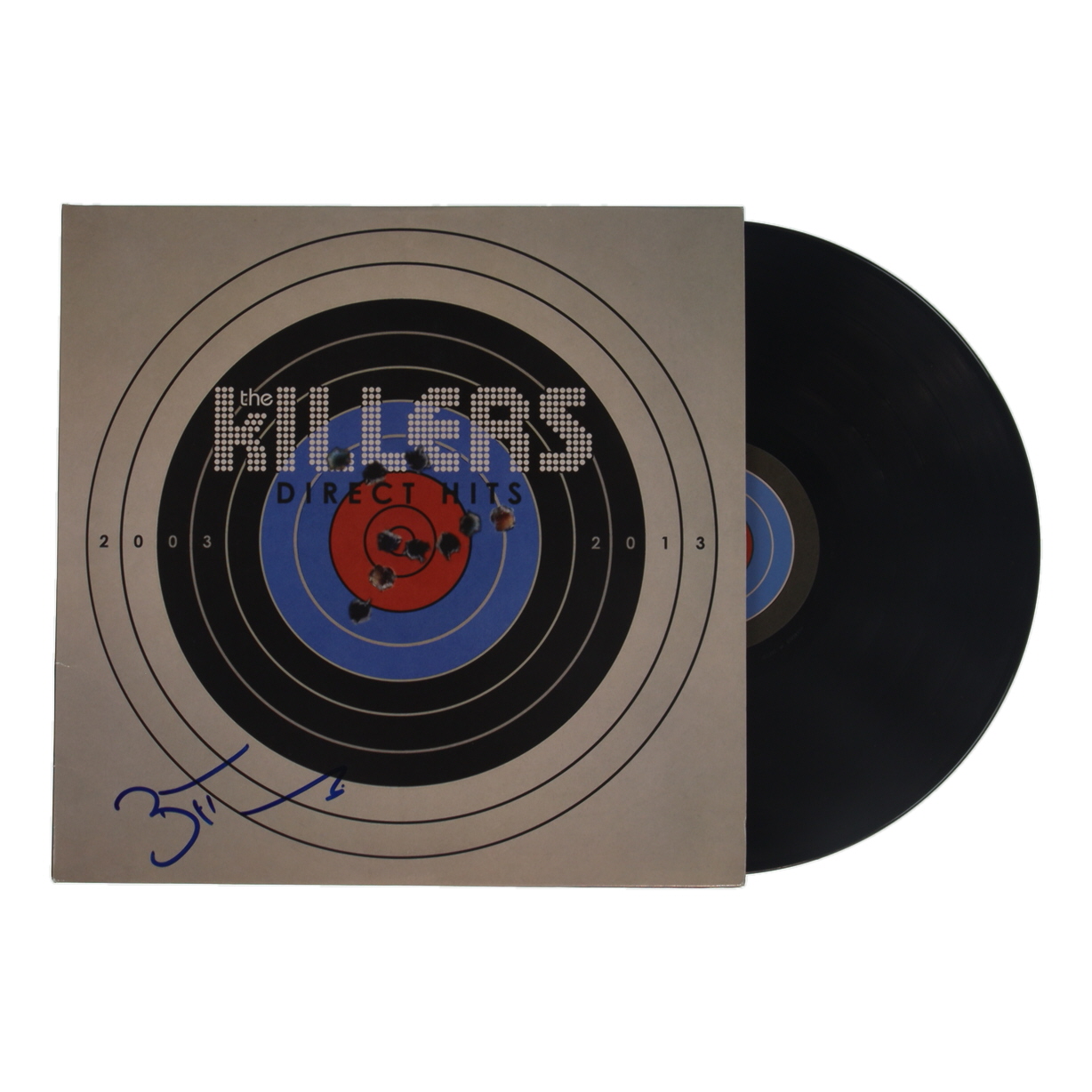 Brandon Flowers Signed "Direct Hits" Vinyl Record Album (Beckett) at PristineAuction.com Brandon Flowers Signed "Direct Hits" Vinyl Record Album (Beckett) at PristineAuction.com