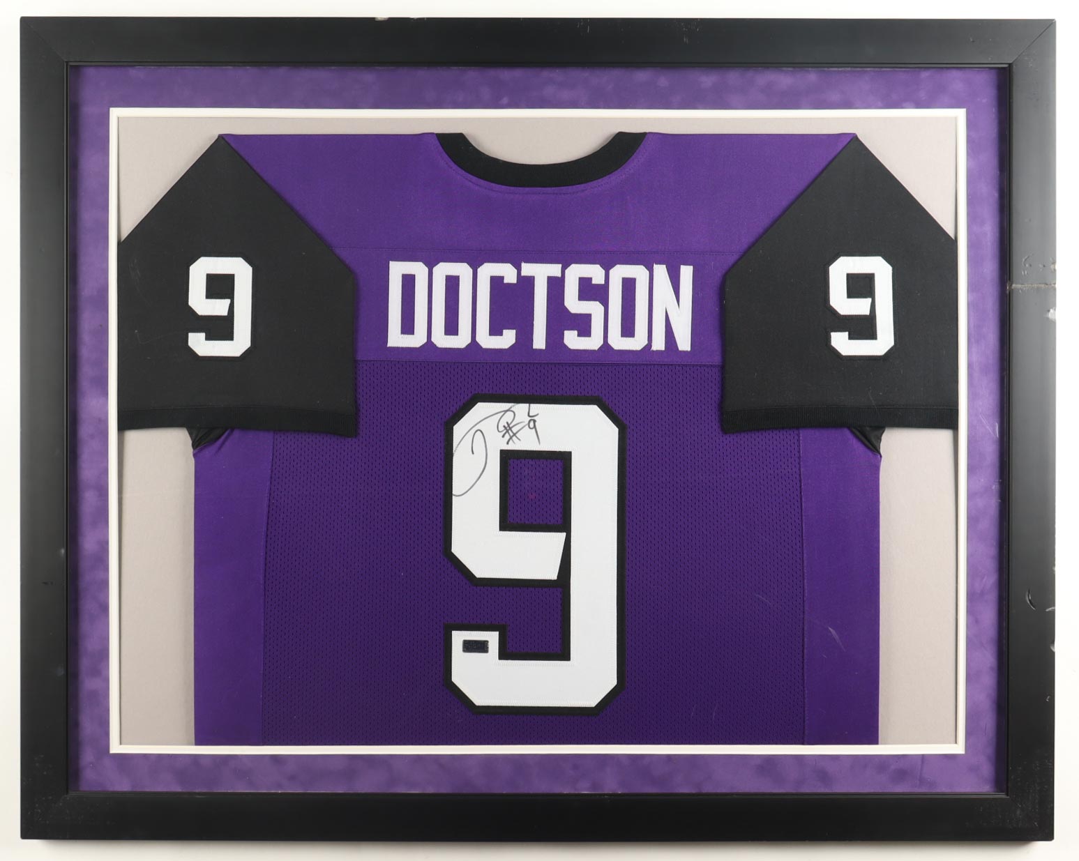 Josh Doctson Signed Custom Framed Jersey Display (SSM) at PristineAuction.com Josh Doctson Signed Custom Framed Jersey Display (SSM) at PristineAuction.com