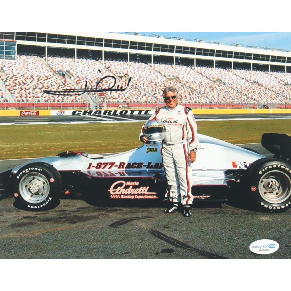 Mario Andretti Signed 8x10 Photo (ACOA) at PristineAuction.com