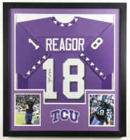 Jalen Reagor Signed Custom Framed Jersey Display (Beckett) at PristineAuction.com