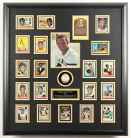1960 Baseball Stars Custom Baseball Shadowbox Display Signed By (4) with Roberto Clemente, Willie Stargell, Bob Veale & Gary Peters (Beckett) at PristineAuction.com