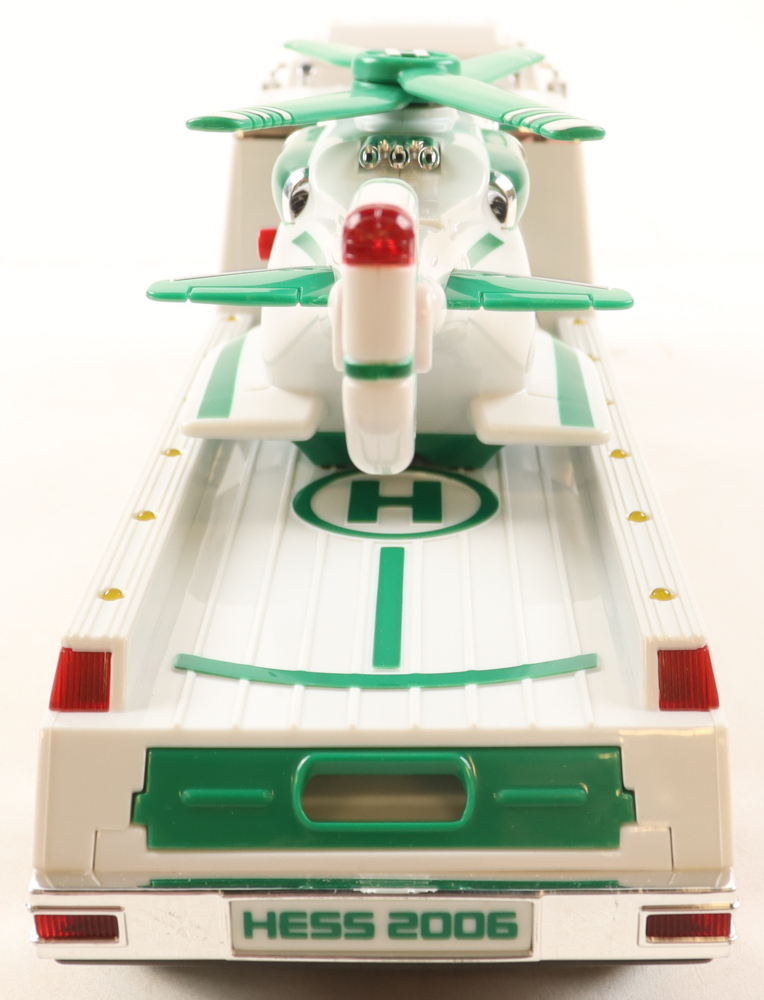 2006 Hess Gasoline Toy Truck & Helicopter With Original Packaging at PristineAuction.com 2006 Hess Gasoline Toy Truck & Helicopter With Original Packaging at PristineAuction.com
