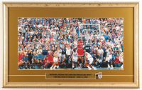 Michael Jordan "The Final Shot" Custom Framed Photo Display at PristineAuction.com
