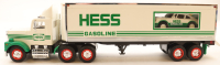 Vintage 1992 Hess Gasoline 18-Wheeler and Racer Truck With Original Packaging at PristineAuction.com