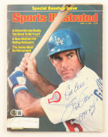Steve Garvey Signed 1982 Sports Illustrated Magazine Inscribed "God Bless!" & "1974 NL MVP" (Beckett) at PristineAuction.com