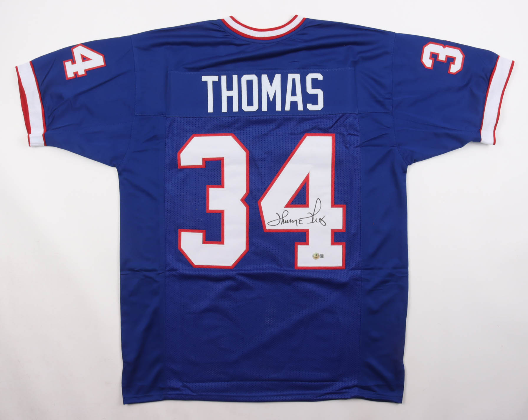 Thurman Thomas Signed Jersey (Beckett) at PristineAuction.com Thurman Thomas Signed Jersey (Beckett) at PristineAuction.com
