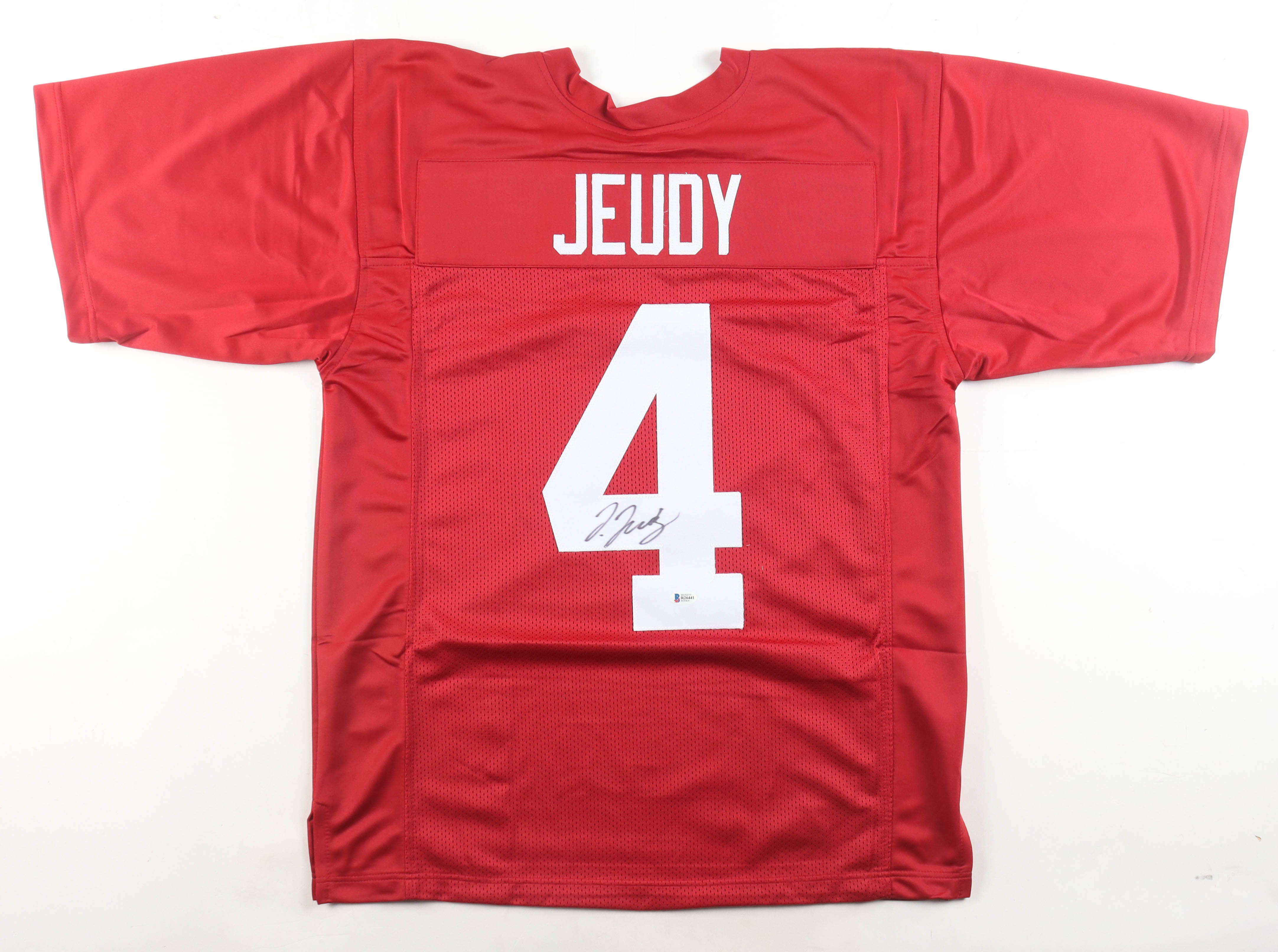 Jerry Jeudy Signed Jersey (Beckett) at PristineAuction.com Jerry Jeudy Signed Jersey (Beckett) at PristineAuction.com
