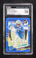 Puka Nacua 2023 Panini Donruss Press Proof Blue Rated Rookie #357 RC (CGC 10) at PristineAuction.com