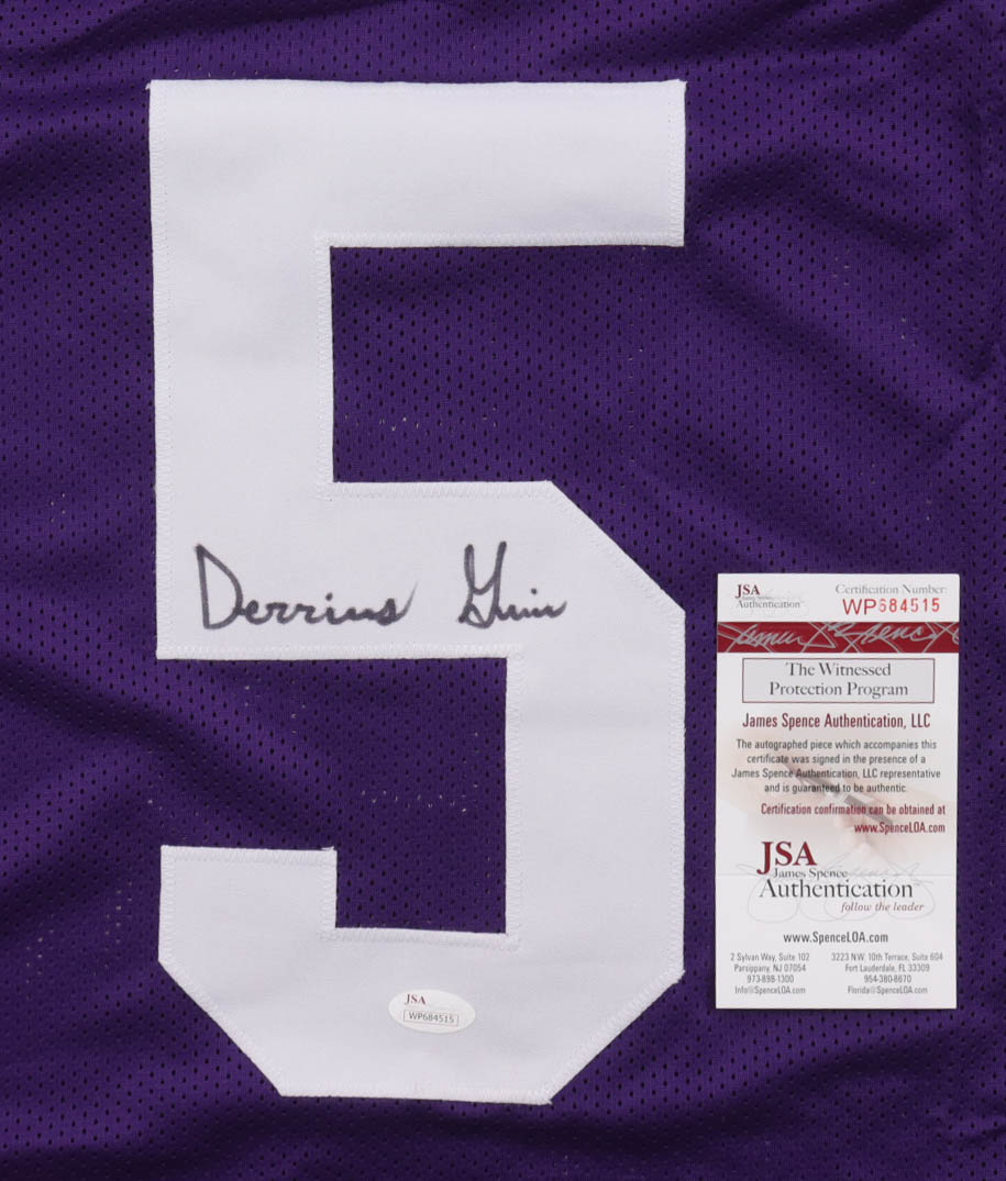 Derrius Guice Signed Jersey (JSA) at PristineAuction.com Derrius Guice Signed Jersey (JSA) at PristineAuction.com