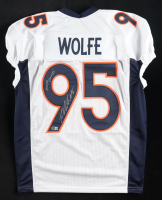 Derek Wolfe Signed Jersey Inscribed "SB 50 Champs!" (Beckett) at PristineAuction.com