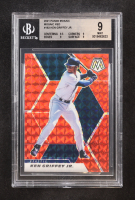 Ken Griffey Jr. 2021 Panini Mosaic Red Prizm #162 (BGS 9) at PristineAuction.com