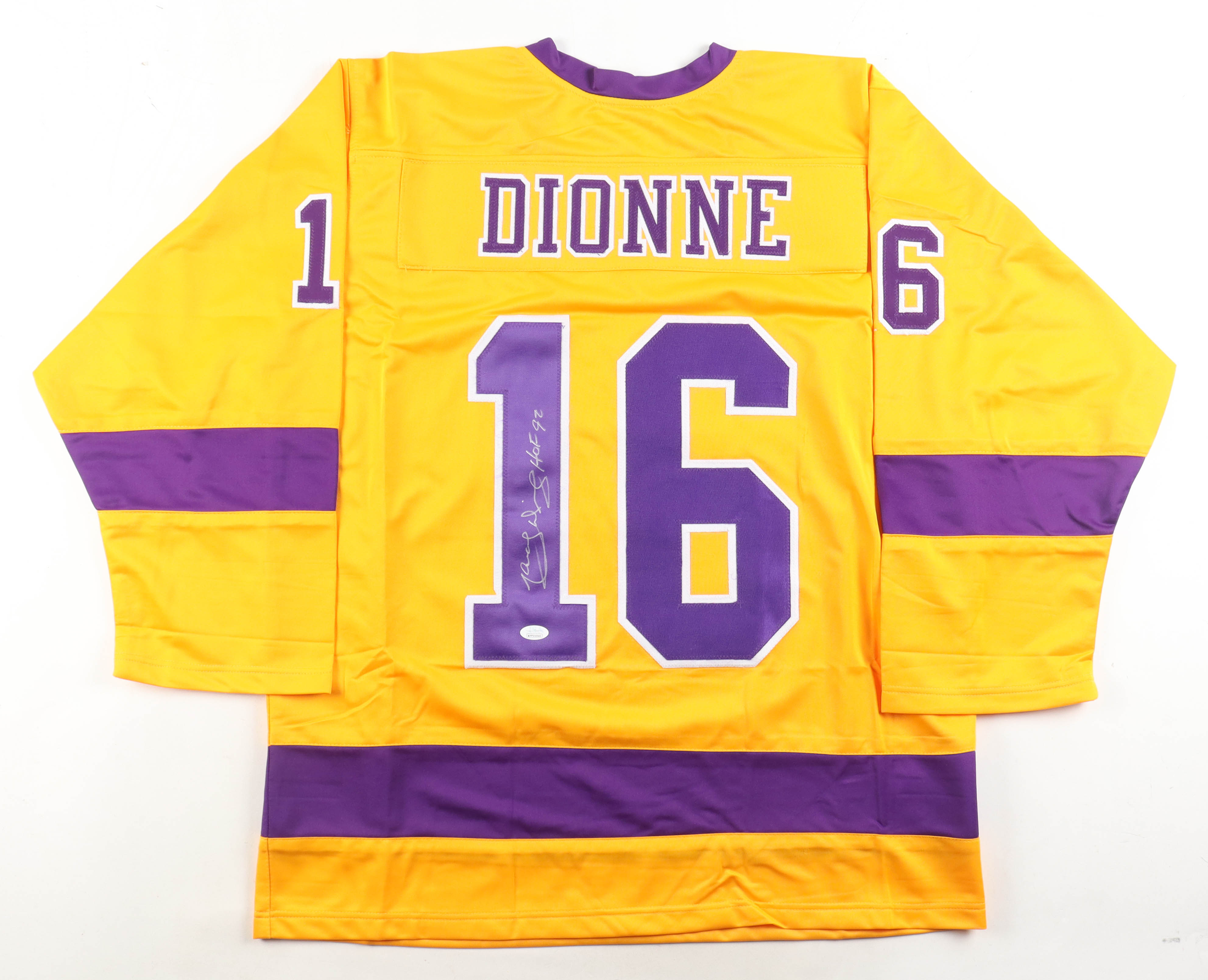 Marcel Dionne Signed Jersey Inscribed "HOF 92" (JSA) at PristineAuction.com Marcel Dionne Signed Jersey Inscribed "HOF 92" (JSA) at PristineAuction.com