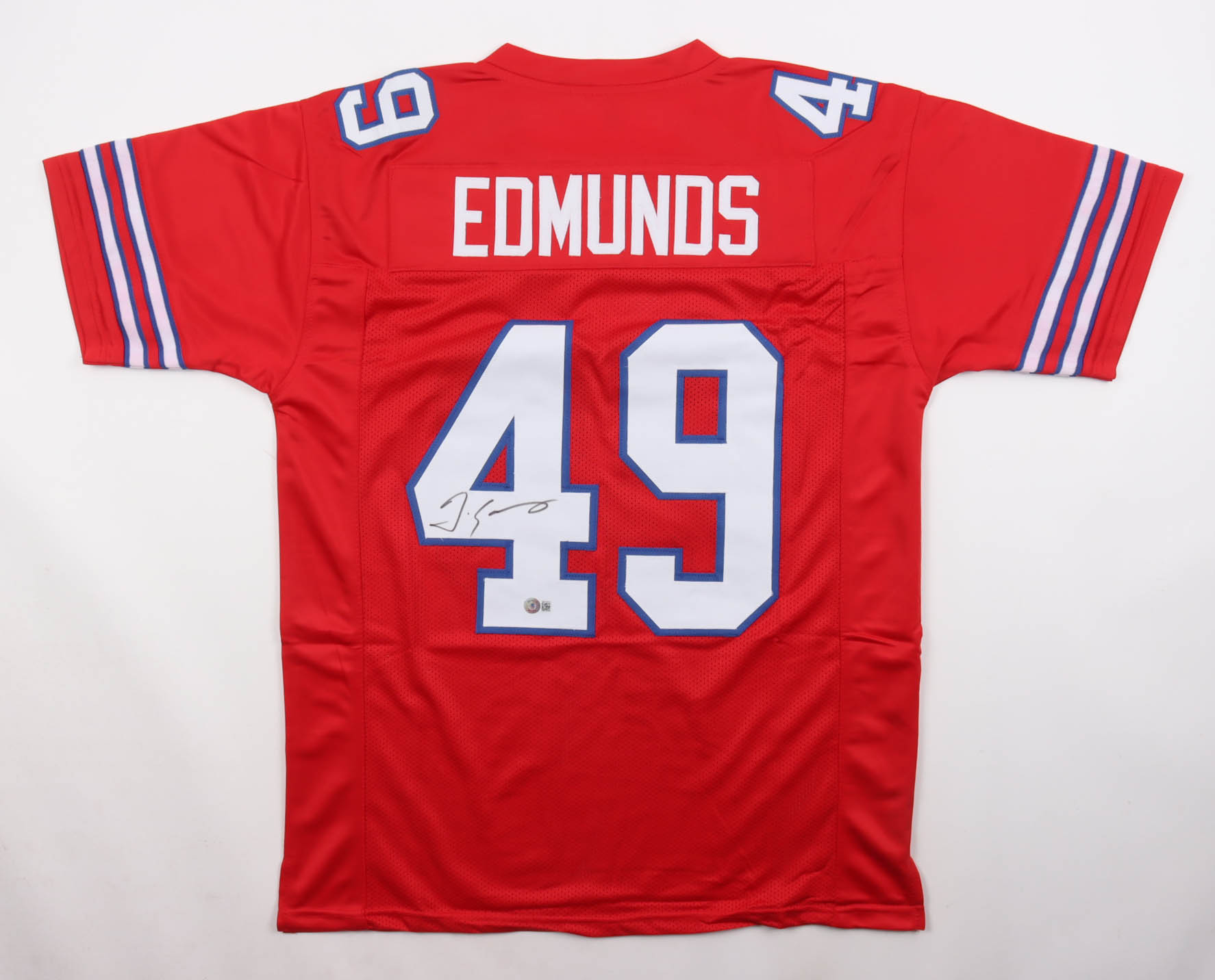 Tremaine Edmunds Signed Jersey (Beckett) at PristineAuction.com Tremaine Edmunds Signed Jersey (Beckett) at PristineAuction.com