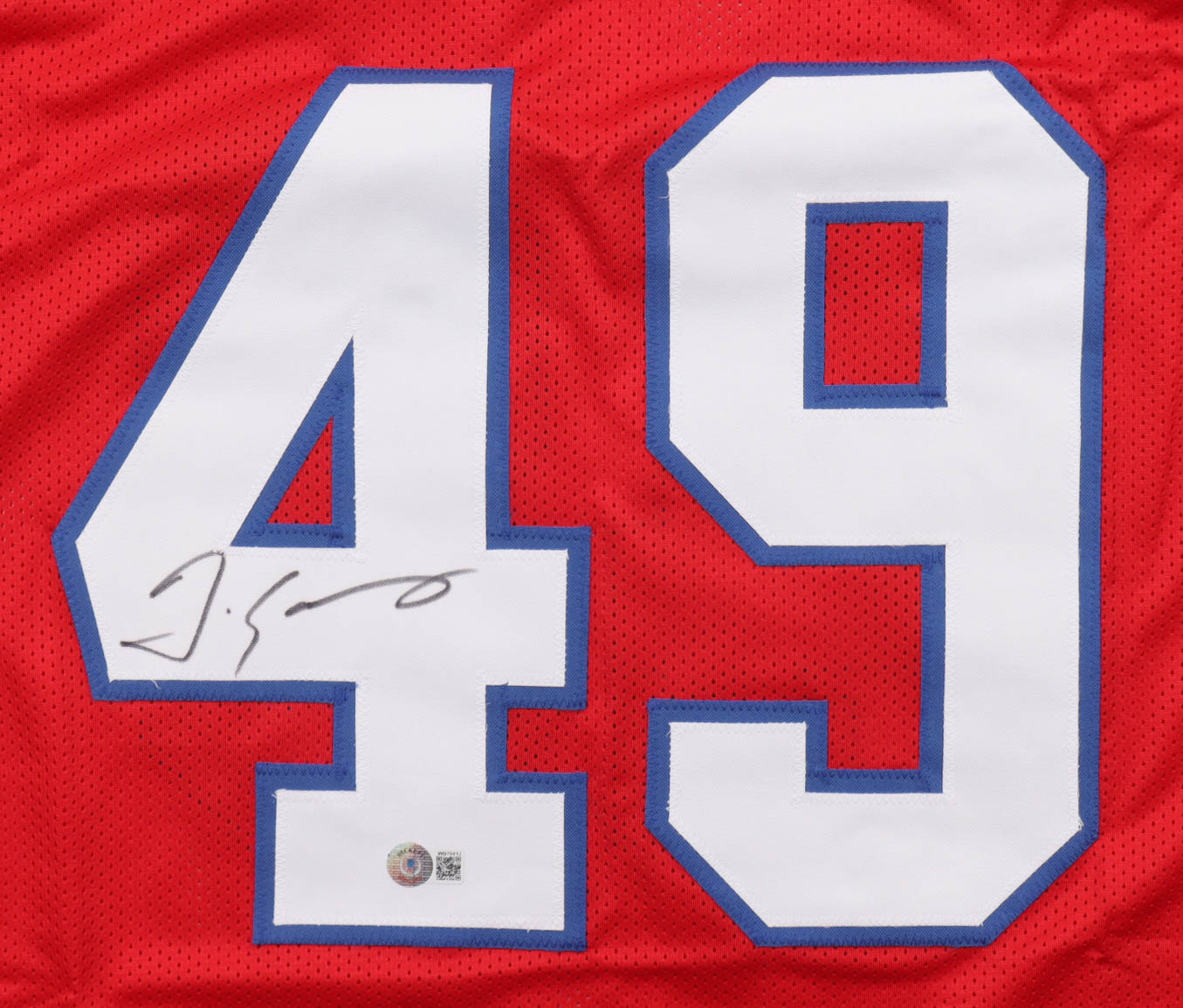 Tremaine Edmunds Signed Jersey (Beckett) at PristineAuction.com Tremaine Edmunds Signed Jersey (Beckett) at PristineAuction.com
