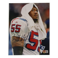 Willie McGinest Signed Patriots 8x10 Photo (Beckett) at PristineAuction.com