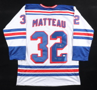 Stephane Matteau Signed Jersey Inscribed "94 Cup" (JSA) at PristineAuction.com