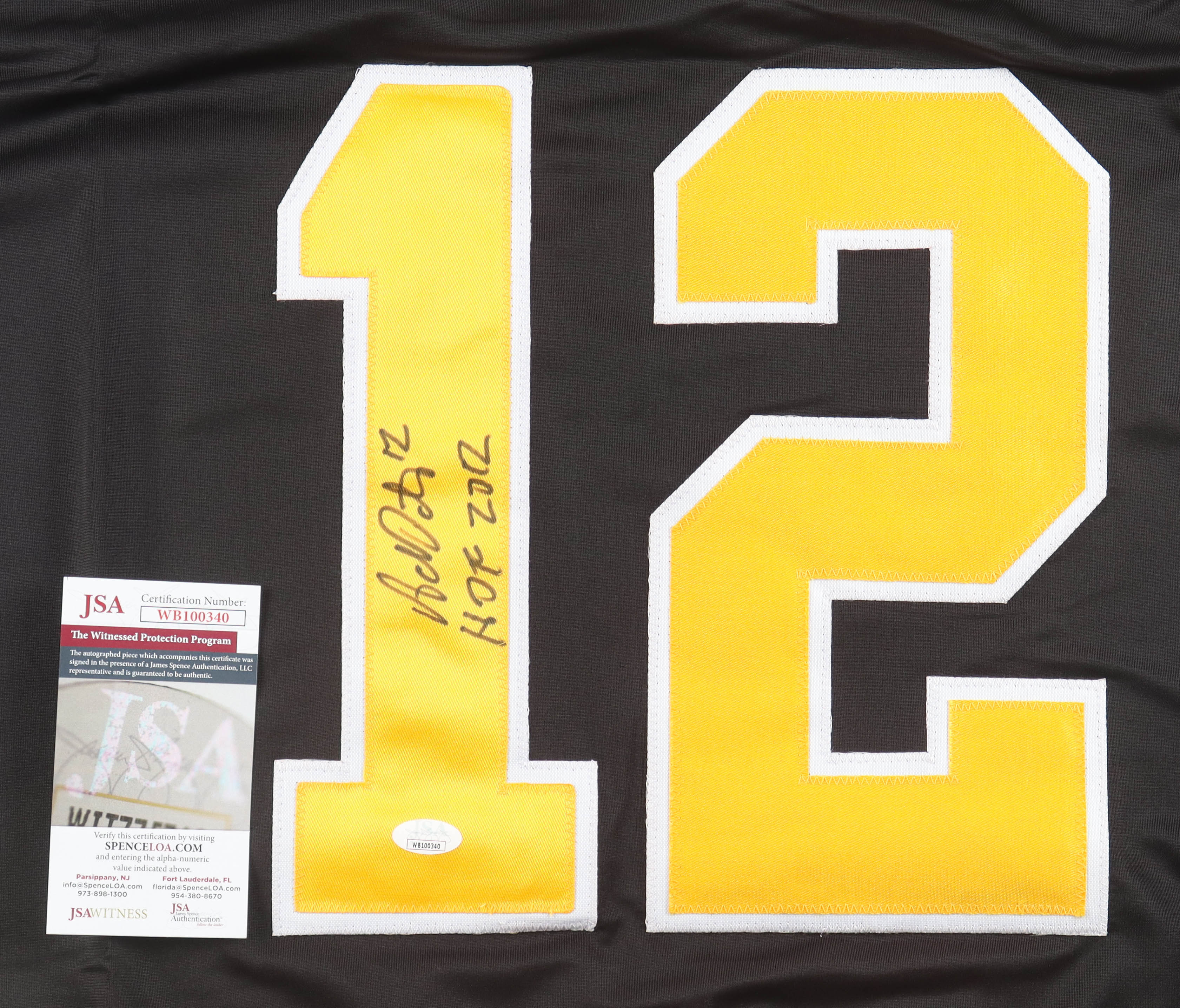 Adam Oates Signed Jersey Inscribed "HOF 2012" (JSA) at PristineAuction.com Adam Oates Signed Jersey Inscribed "HOF 2012" (JSA) at PristineAuction.com