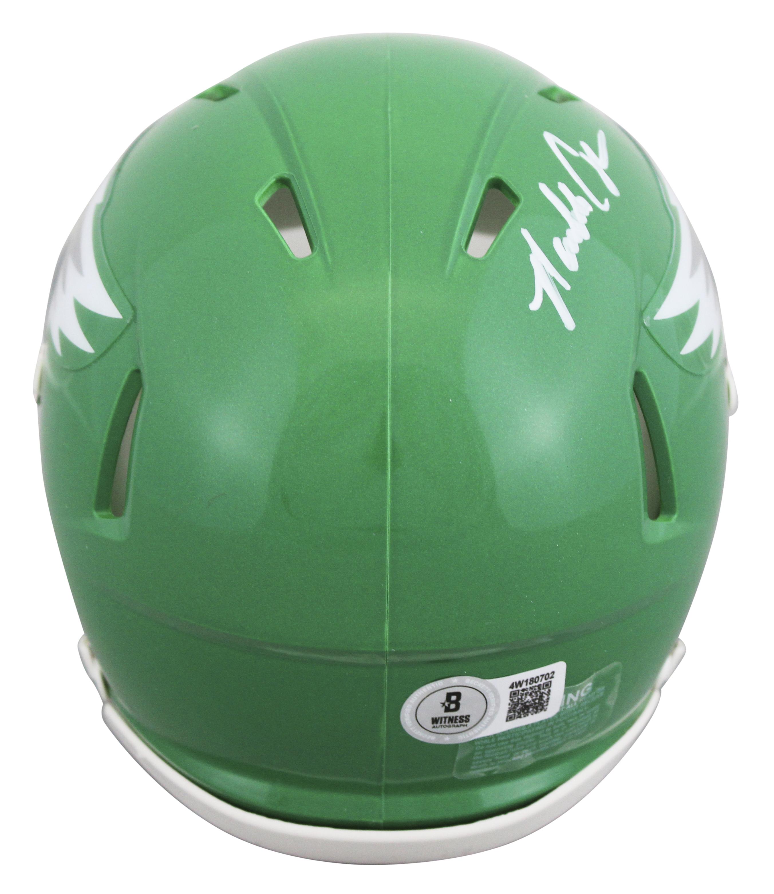 Randall Cunningham Signed Eagles Speed Mini Helmet (Beckett) at PristineAuction.com Randall Cunningham Signed Eagles Speed Mini Helmet (Beckett) at PristineAuction.com