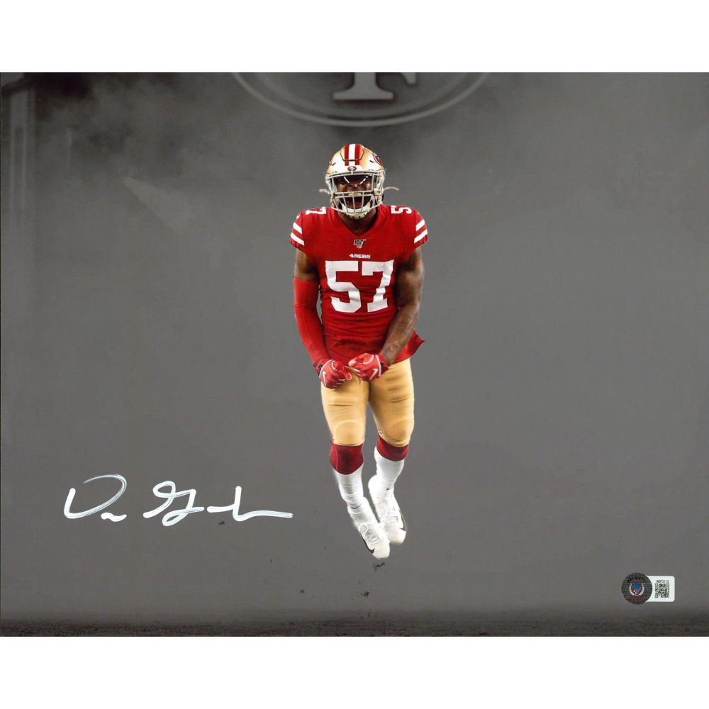 Dre Greenlaw Signed 49ers 11x14 Photo (Beckett) at PristineAuction.com