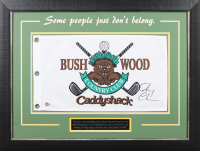 Chevy Chase Signed "Caddyshack" Custom Framed Flag Display (Beckett) at PristineAuction.com