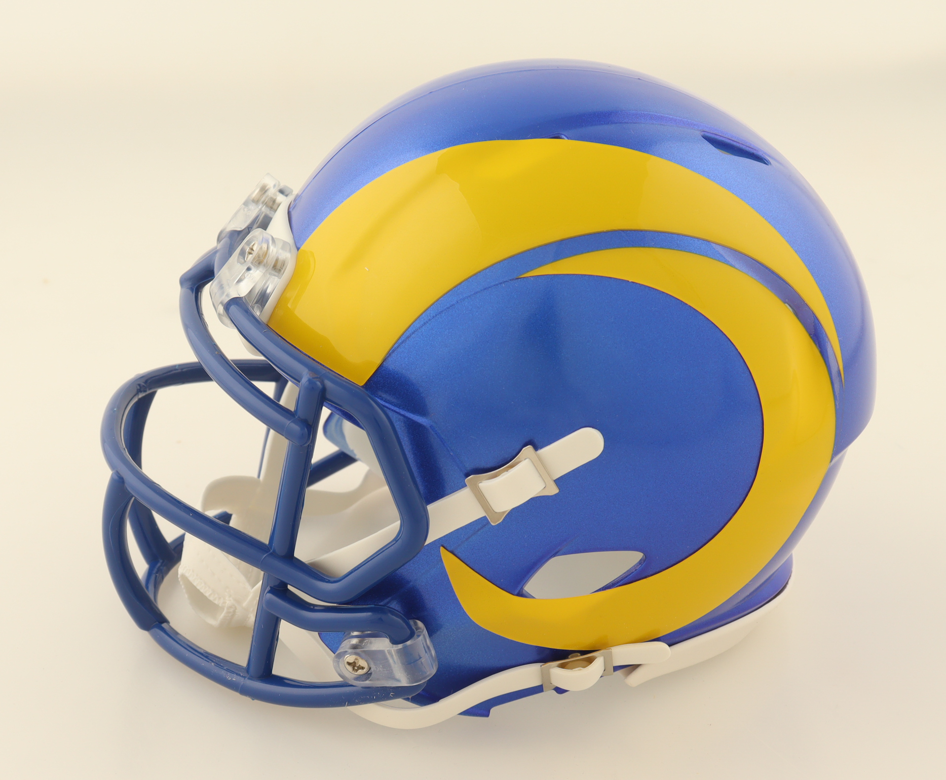 Puka Nacua Signed Rams Speed Mini Helmet (PSA) at PristineAuction.com Puka Nacua Signed Rams Speed Mini Helmet (PSA) at PristineAuction.com