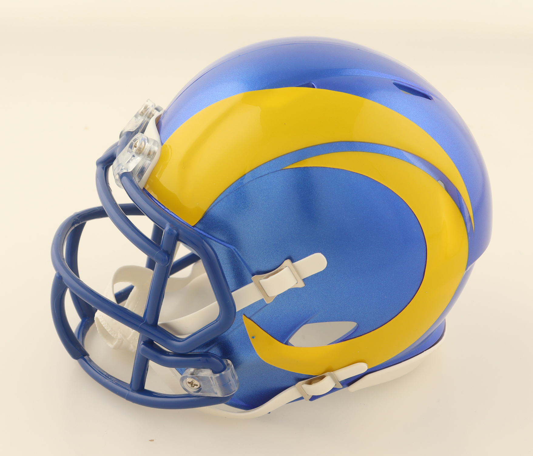 Puka Nacua Signed Rams Speed Mini Helmet (PSA) at PristineAuction.com Puka Nacua Signed Rams Speed Mini Helmet (PSA) at PristineAuction.com