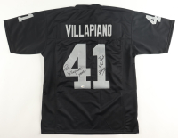 Phil Villapiano Signed Jersey Inscribed "SBXI" &  "Just Win Baby" (JSA) at PristineAuction.com