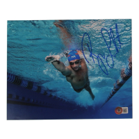 Ryan Lochte Signed 8x10 Photo (Beckett) at PristineAuction.com