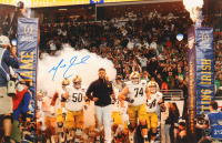 Marcus Freeman Signed Notre Dame Fighting Irish 11x17 Photo (Authentic Ink) at PristineAuction.com