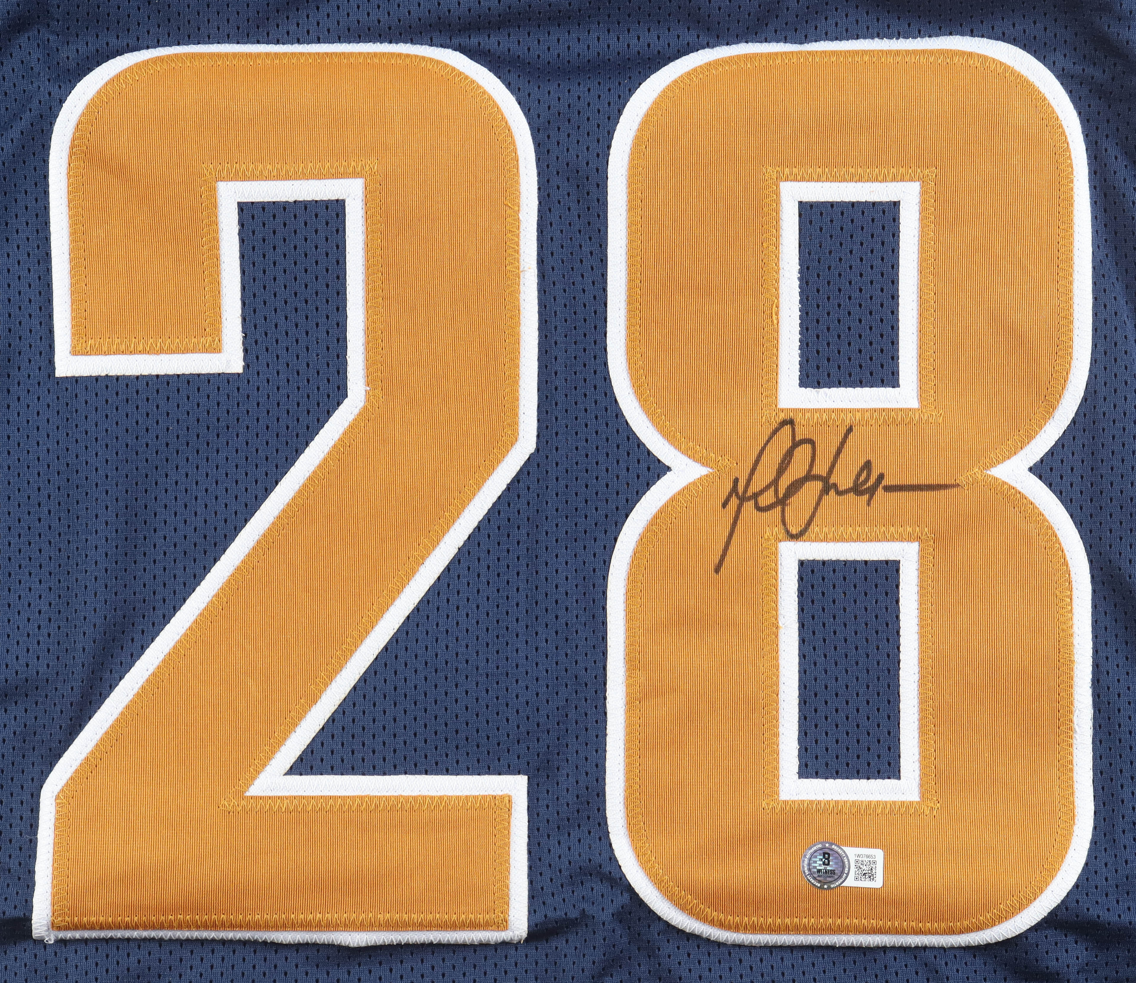 Marshall Faulk Signed Jersey (Beckett) at PristineAuction.com Marshall Faulk Signed Jersey (Beckett) at PristineAuction.com