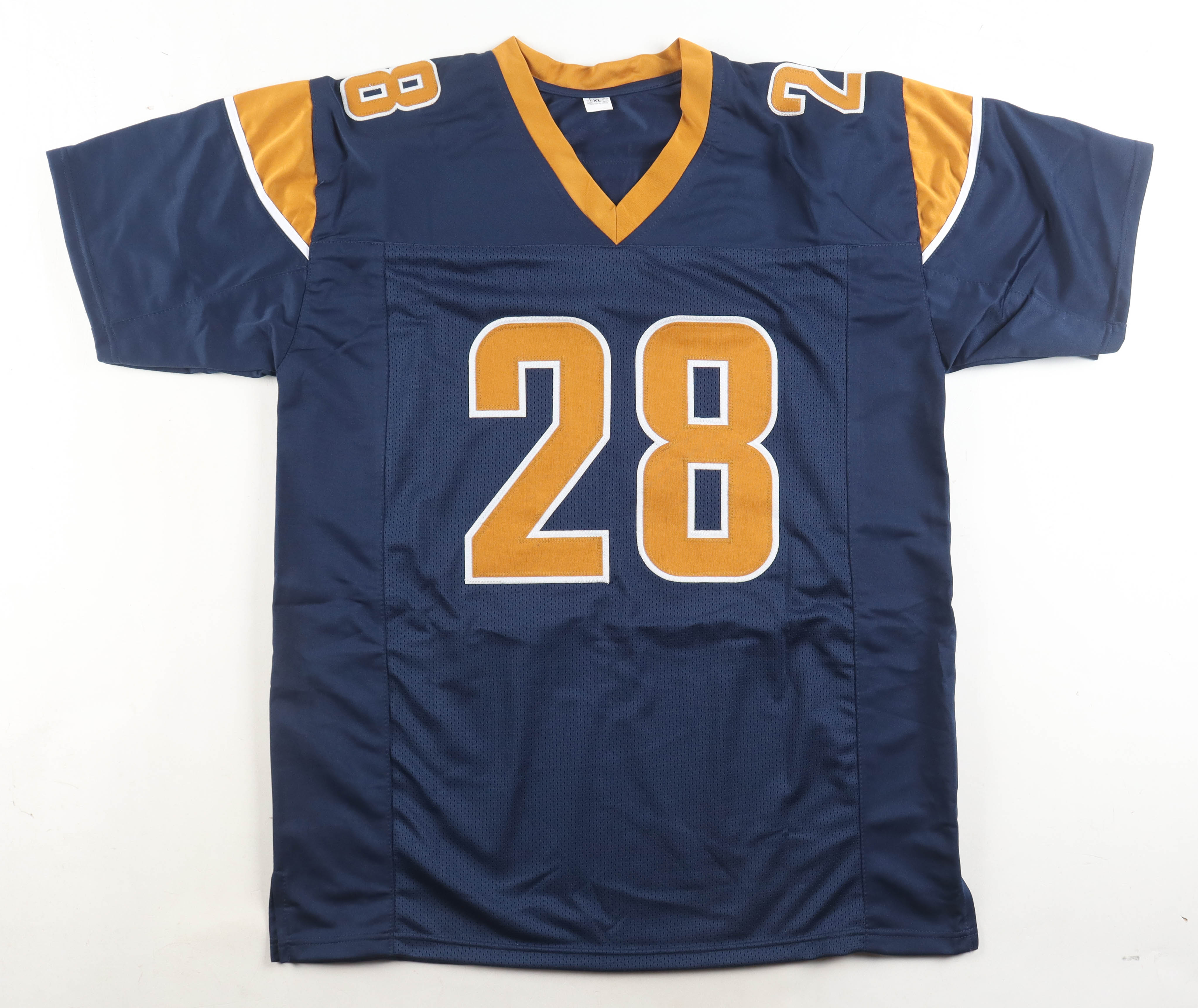 Marshall Faulk Signed Jersey (Beckett) at PristineAuction.com Marshall Faulk Signed Jersey (Beckett) at PristineAuction.com