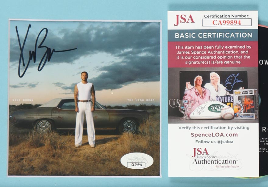 Kane Brown Signed Custom Framed "The High Road" CD Album Insert Display With Disc (JSA) at PristineAuction.com Kane Brown Signed Custom Framed "The High Road" CD Album Insert Display With Disc (JSA) at PristineAuction.com