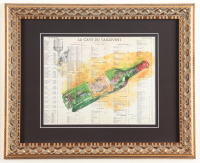 "La Cave Du Taillevent" Custom Framed Art Display at PristineAuction.com