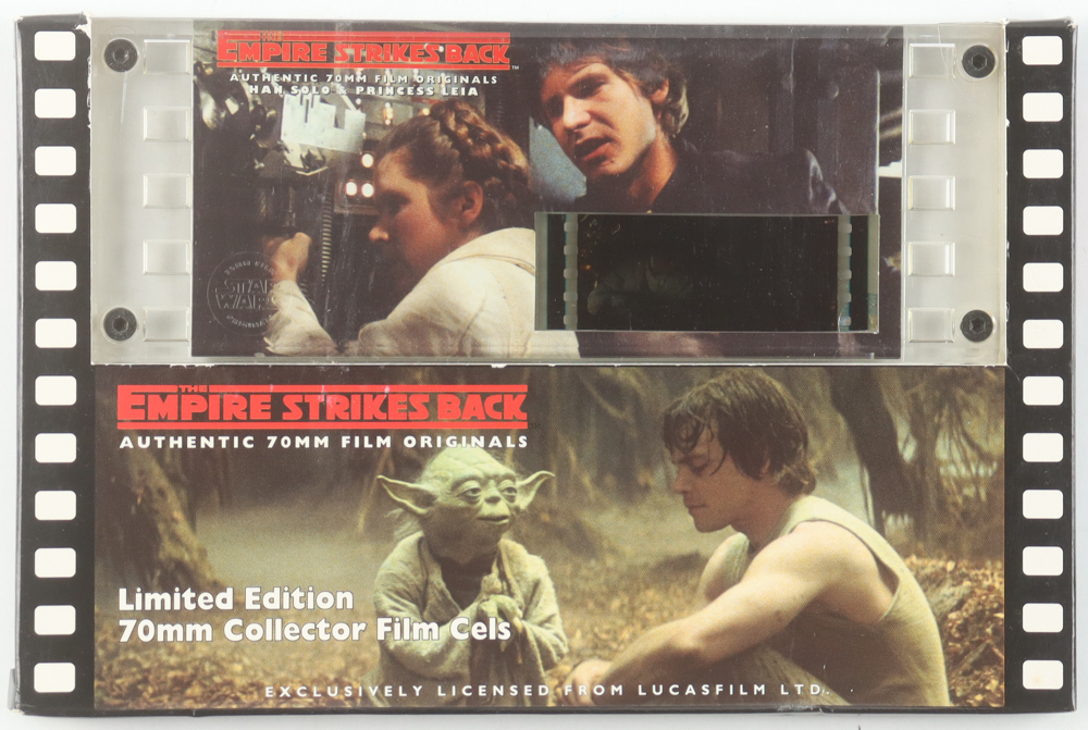 "Star Wars: The Empire Strikes Back" LE 1996 Original 70mm Film Cell In Original Sealed Package at PristineAuction.com "Star Wars: The Empire Strikes Back" LE 1996 Original 70mm Film Cell In Original Sealed Package at PristineAuction.com
