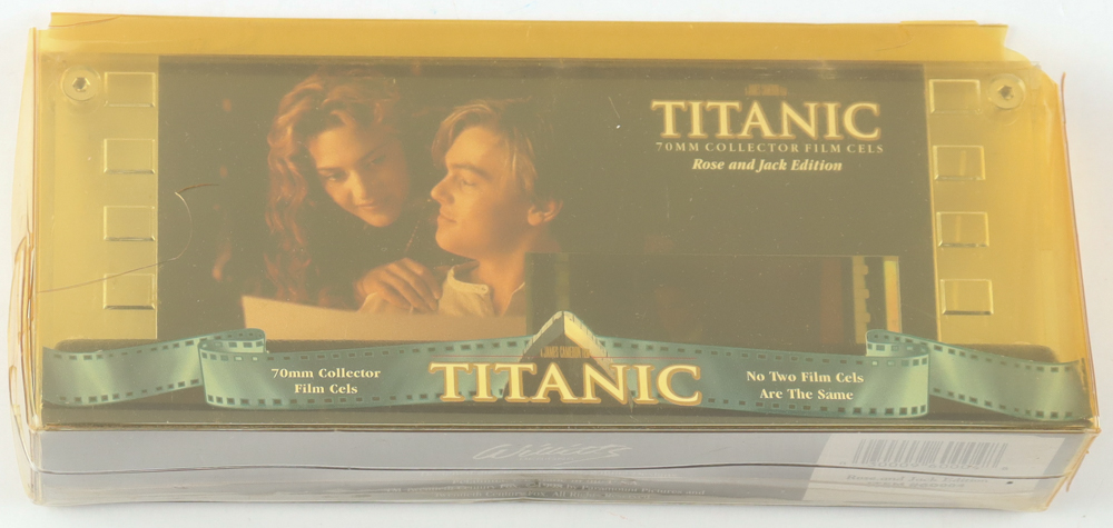 "Titanic" 1998 Original 70mm Collector Film Cell In Original Sealed Package at PristineAuction.com "Titanic" 1998 Original 70mm Collector Film Cell In Original Sealed Package at PristineAuction.com