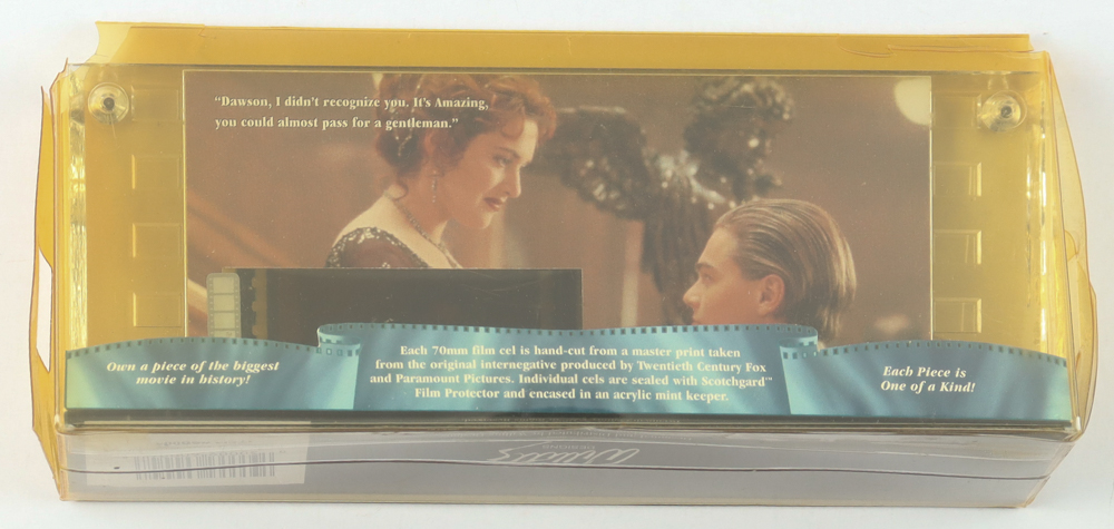 "Titanic" 1998 Original 70mm Collector Film Cell In Original Sealed Package at PristineAuction.com "Titanic" 1998 Original 70mm Collector Film Cell In Original Sealed Package at PristineAuction.com