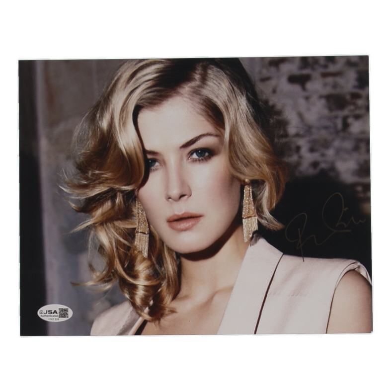Rosamund Pike Signed 8x10 Photo (JSA) at PristineAuction.com Rosamund Pike Signed 8x10 Photo (JSA) at PristineAuction.com