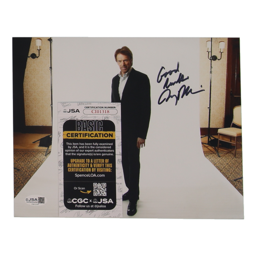 Jerry Bruckheimer Signed 8x10 Photo Inscribed "Good Luck" (JSA) at PristineAuction.com Jerry Bruckheimer Signed 8x10 Photo Inscribed "Good Luck" (JSA) at PristineAuction.com