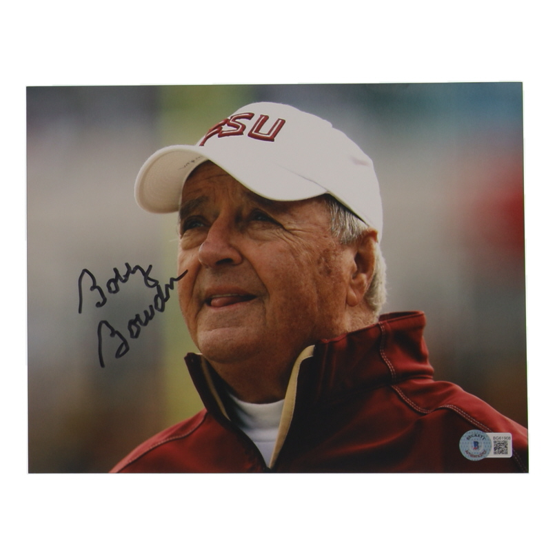 Bobby Bowden Signed FSU Seminoles 8x10 Photo (Beckett) at PristineAuction.com Bobby Bowden Signed FSU Seminoles 8x10 Photo (Beckett) at PristineAuction.com