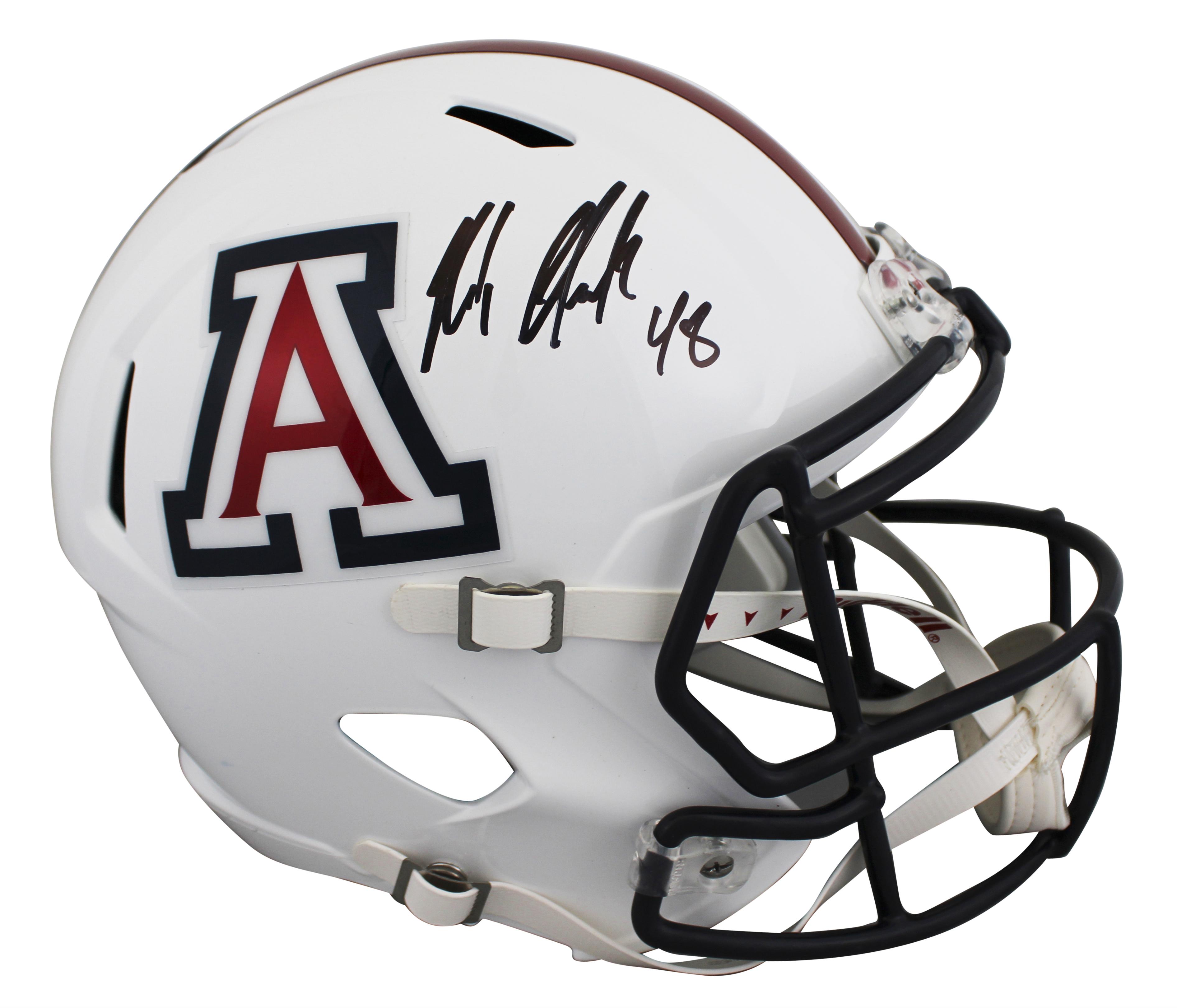Rob Gronkowski Signed Arizona Wildcats Full-Size Speed Helmet (Beckett) at PristineAuction.com Rob Gronkowski Signed Arizona Wildcats Full-Size Speed Helmet (Beckett) at PristineAuction.com