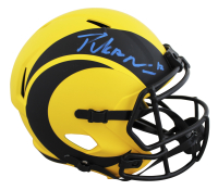 Puka Nacua Signed Rams Full-Size Rave Alternate Speed Helmet (Fanatics) at PristineAuction.com