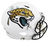 Travis Hunter Signed Jaguars Full-Size Authentic On-Field Alternate Speed Helmet (Beckett) at PristineAuction.com