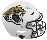 Travis Hunter Signed Jaguars Full-Size Alternate Authentic On-Field Speedflex Helmet (Beckett) at PristineAuction.com