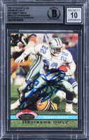 Emmitt Smith Signed 1991 Stadium Club Members Only #36 (BGS | Auto 10) at PristineAuction.com